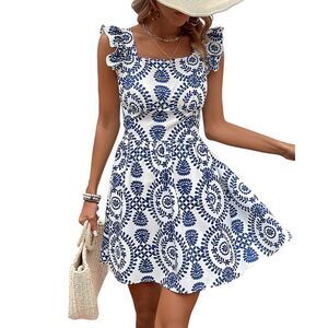 Camila Blanco Womens  Mini Dress